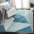 Area Rugs Modern Abstract Geometric Living Room Non-Slip