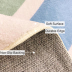 Area Rugs Striped Rainbow Pattern Rug Abstract