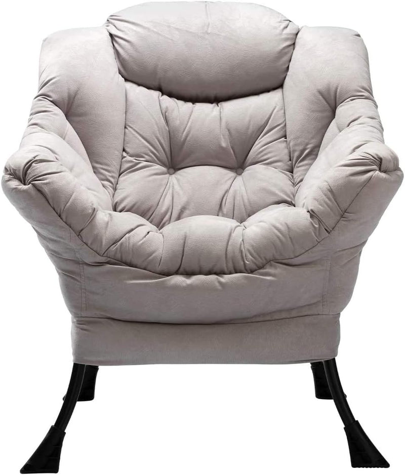 Armchair with Footstool Comfy Chairs Living Room Reading