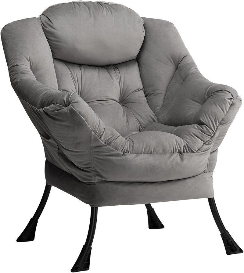 Armchair with Footstool Comfy Chairs Living Room Reading
