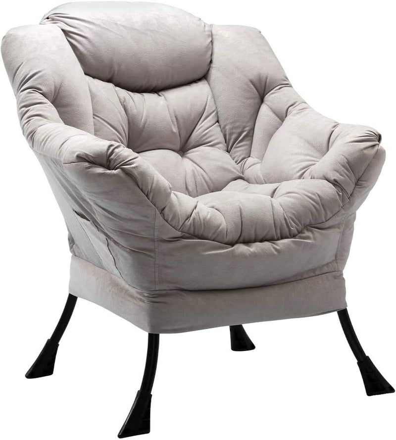 Armchair with Footstool Comfy Chairs Living Room Reading
