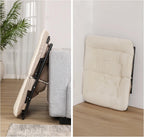 Armchair Saucer Chair Comfy Faux-Fur Reading for Bedroom
