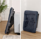 Armchair Saucer Chair Comfy Faux-Fur Reading for Bedroom