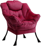 Armchair with Footstool Comfy Chairs Living Room Reading