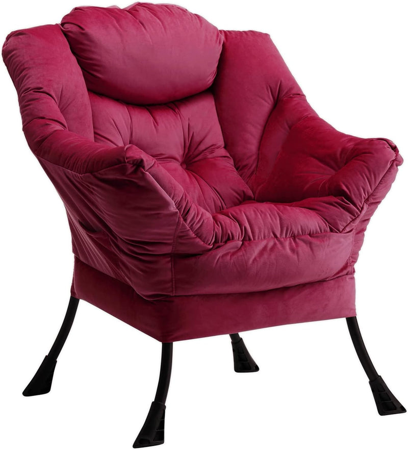 Armchair with Footstool Comfy Chairs Living Room Reading