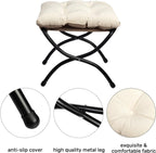 Armchair with Footstool Comfy Chairs Living Room Reading