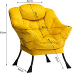 Armchair with Footstool Comfy Chairs Living Room Reading