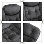 Armchair with Footstool Comfy Chairs Living Room Reading