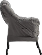 Armchair with Footstool Comfy Chairs Living Room Reading