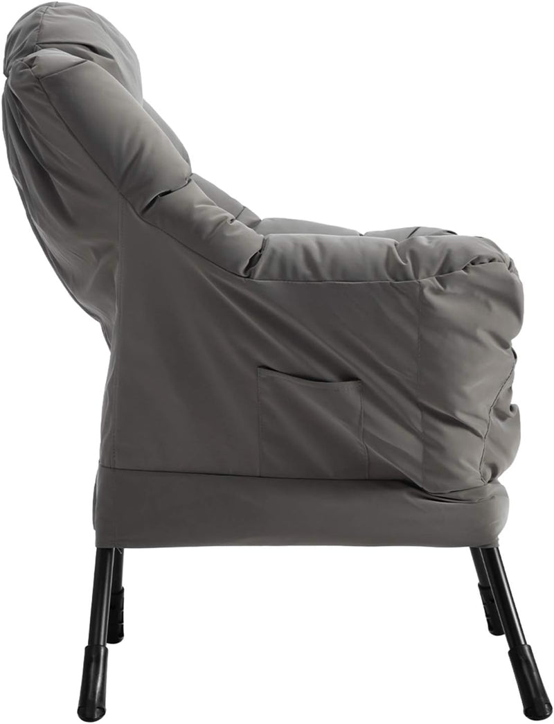 Armchair with Footstool Comfy Chairs Living Room Reading