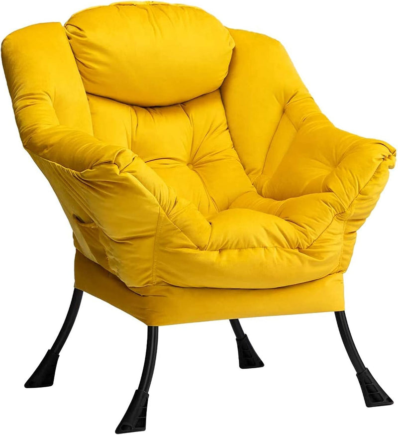 Armchair with Footstool Comfy Chairs Living Room Reading