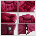 Armchair with Footstool Comfy Chairs Living Room Reading
