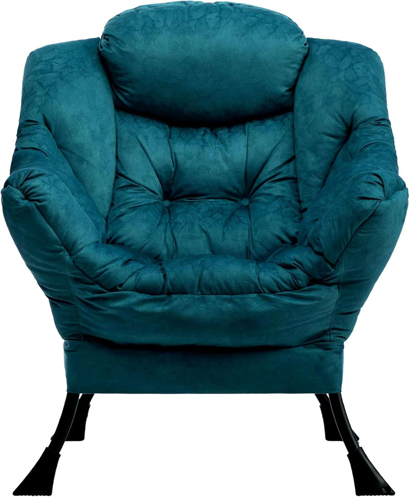 Armchair with Footstool Comfy Chairs Living Room Reading