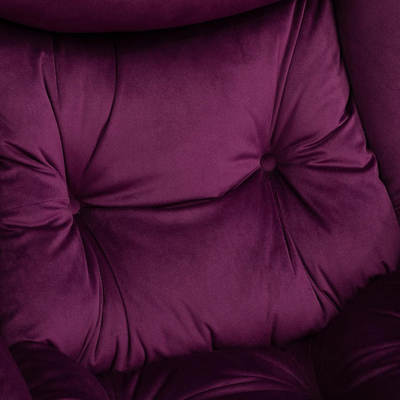 Armchair with Footstool Comfy Chairs Living Room Reading