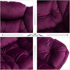 Armchair with Footstool Comfy Chairs Living Room Reading