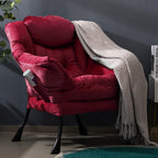 Armchair with Footstool Comfy Chairs Living Room Reading