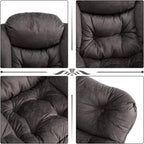 Armchair with Footstool Comfy Chairs Living Room Reading