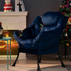 Armchair with Footstool Comfy Chairs Living Room Reading