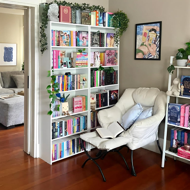 Armchair with Footstool Comfy Chairs Living Room Reading