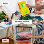 Art Drying Rack for Classroom Functional Mobile Paint