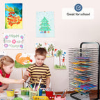 Art Drying Rack for Classroom Functional Mobile Paint