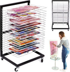 Art Drying Rack for Classroom Functional Mobile Paint