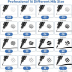 Art Pens Fineliner Ink Technical Drawing Pigment Pen (Set of 12)