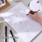 Art Pens Fineliner Ink Technical Drawing Pigment Pen (Set of 12)