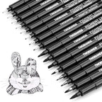 Art Pens Fineliner Ink Technical Drawing Pigment Pen (Set of 12)