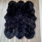 Arthur Cameron Genuine Double-Fleece Sheepskin Rug with a