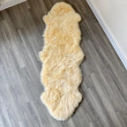 Arthur Cameron Genuine Double-Fleece Sheepskin Rug with a