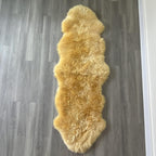 Arthur Cameron Genuine Double-Fleece Sheepskin Rug with a