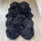 Arthur Cameron Genuine Double-Fleece Sheepskin Rug with a