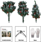 Artificial Christmas Tree Pre Lit Xmas 450 LED
