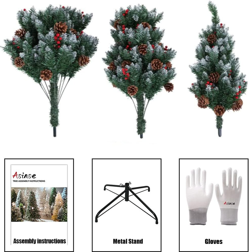 Artificial Christmas Tree Pre Lit Xmas 450 LED