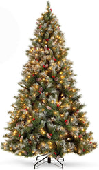 Artificial Christmas Tree Pre Lit Xmas 450 LED