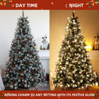 Artificial Christmas Tree Pre Lit Xmas 450 LED