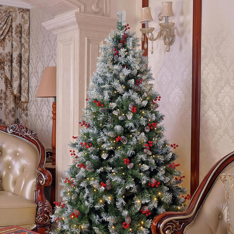 Artificial Christmas Tree Pre Lit Xmas 450 LED