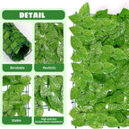 Artificial Ivy Privacy Fence Plastic Leaf Panels Screen