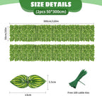Artificial Ivy Privacy Fence Plastic Leaf Panels Screen