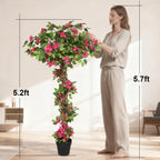 Artificial Plants Bougainvillea Tree in Cement Pot 160CM