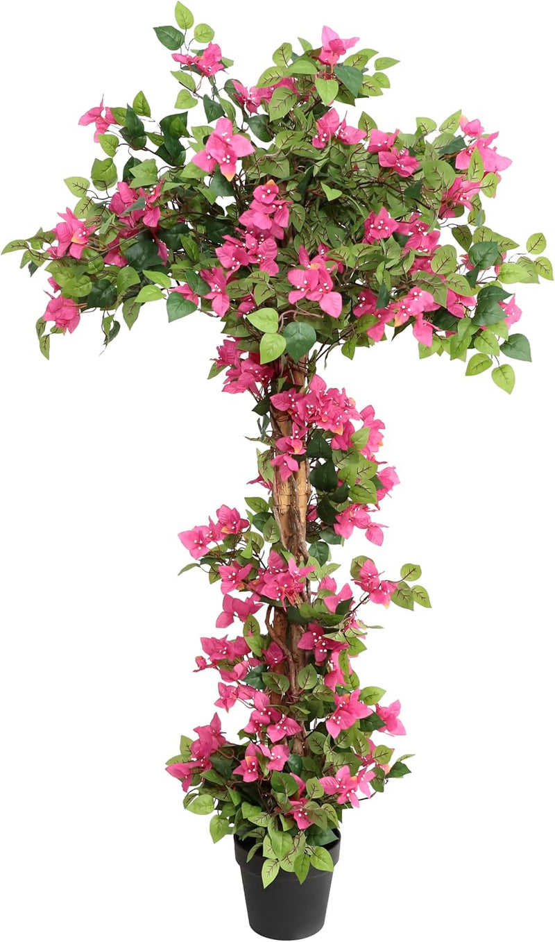 Artificial Plants Bougainvillea Tree in Cement Pot 160CM