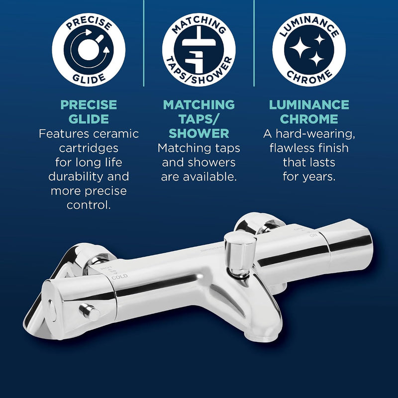Artisan Thbsm C Thermostatic Bath Shower Mixer Tap