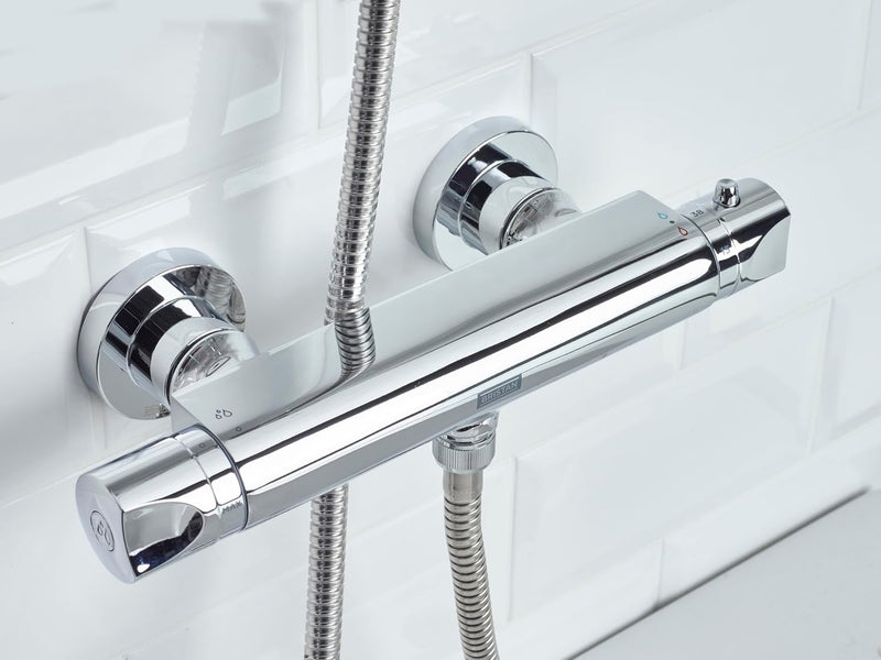 Artisan Thermostatic Shower Mixer Bar Valve Scratch Resistant