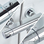 Artisan Thermostatic Shower Mixer Bar Valve Scratch Resistant
