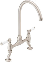 Astbury Deck Mounted Brushed Nickel Kitchen Sink Mixer