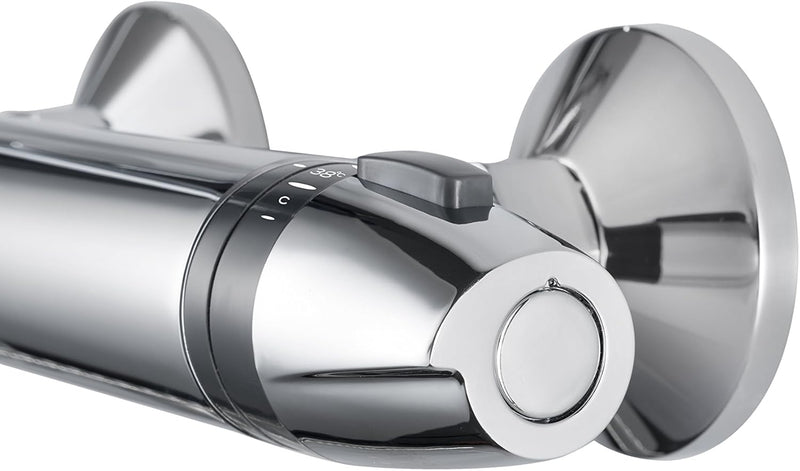 Asti Diverter Mixer Chrome Shower Thermostatic for Bathroom