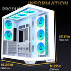 Atx PC Case Pre-Installed 8 Pwm Argb Fan
