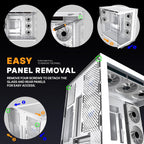 Atx PC Case Pre-Installed 8 Pwm Argb Fan