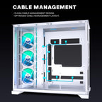 Atx PC Case Pre-Installed 8 Pwm Argb Fan